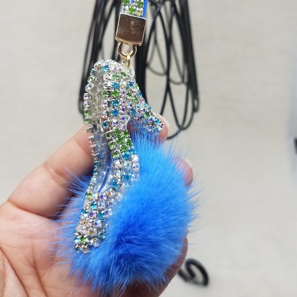 Rhinestone Heels Keychain / Bag Charm